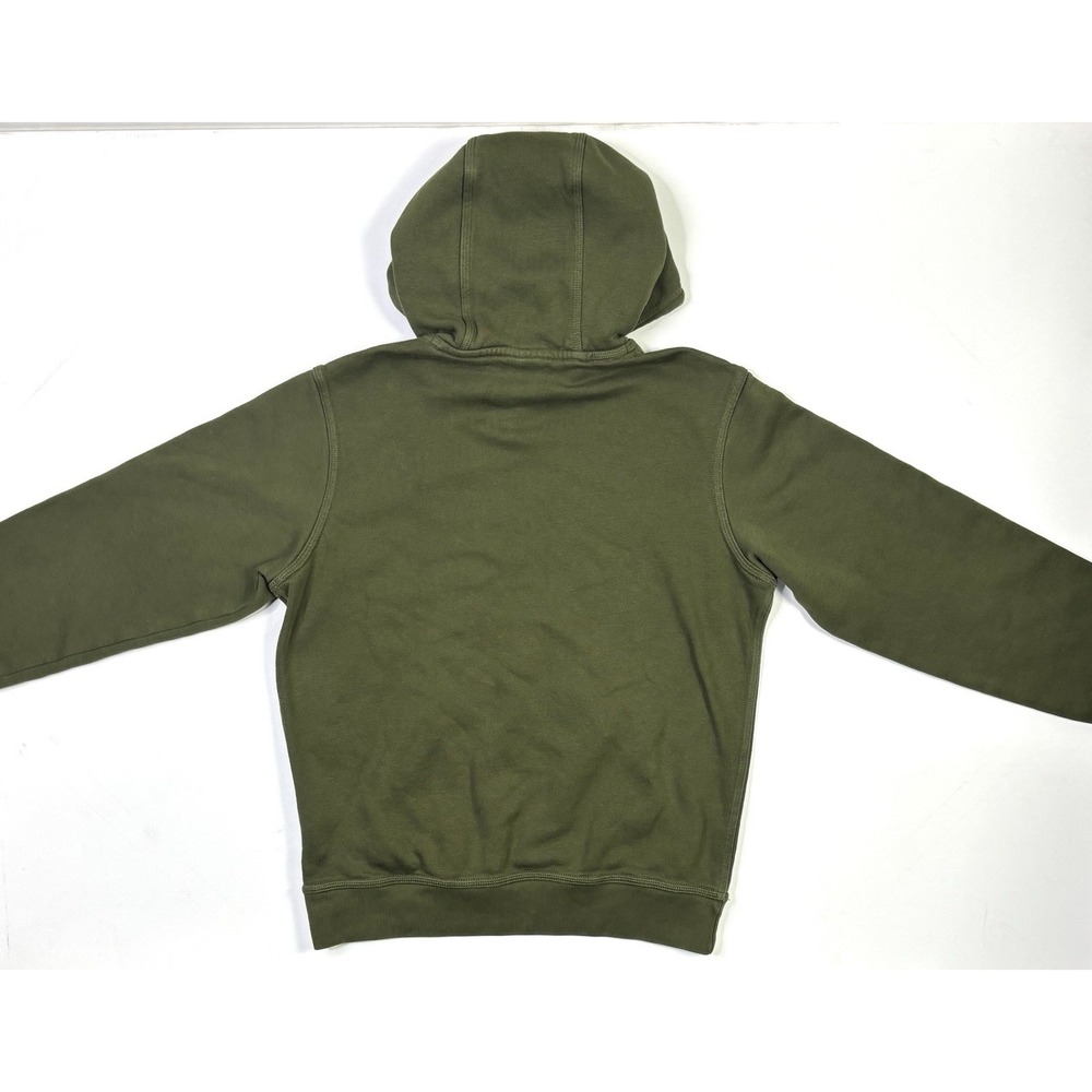 Nike Hoodie Mens Medium Olive Green Logo Outdoor Long Sleeve Pullover - Picture 10 of 10